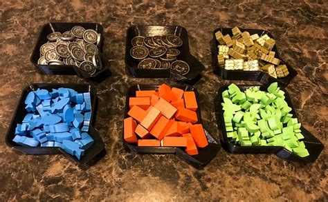 Board Game Trays D Printed Tabletop Games Stackable Token Etsy