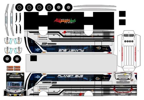 Pola Papercraft Bus Miniatur Harga Termurahpola Parbus Tunggal Jaya