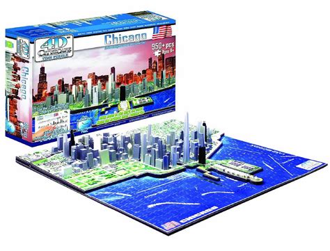 Buy Puzzles - 4D CITYSCAPE CHICAGO PUZZLE - Archonia.com