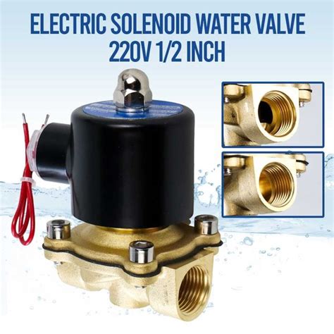 Jual Electric Solenoid Water Valve V Inch W Water