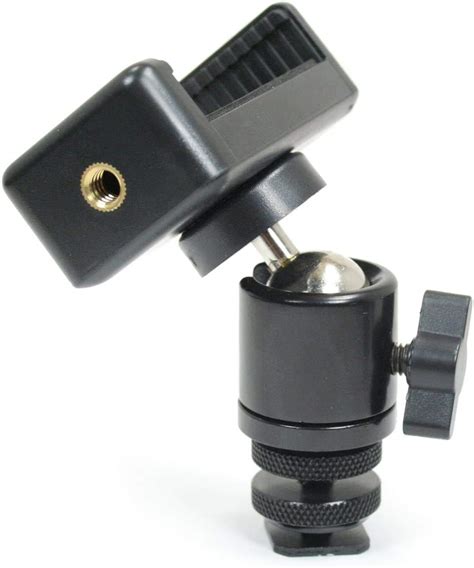 Buy Shopee Locking Ball Head With Phone Holder Hot Shoe Adapter Set For Use With Dlsr Or Tripod