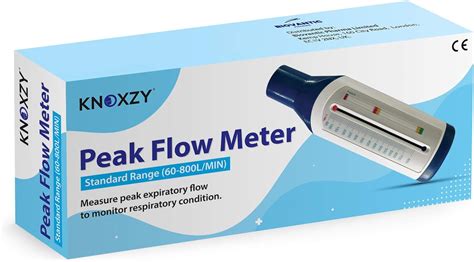 Knoxzy Peak Flow Meter For Adult To Monitor Lung Function Expiratory