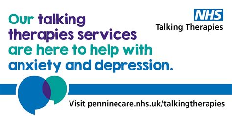 Pennine Care NHS FT On Twitter NHS Talking Therapies Services Are