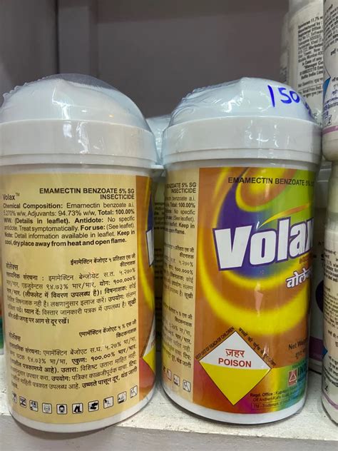 Granules Volax Insecticide Bottle Emamectin Benzoate 05 Sg 250 G At