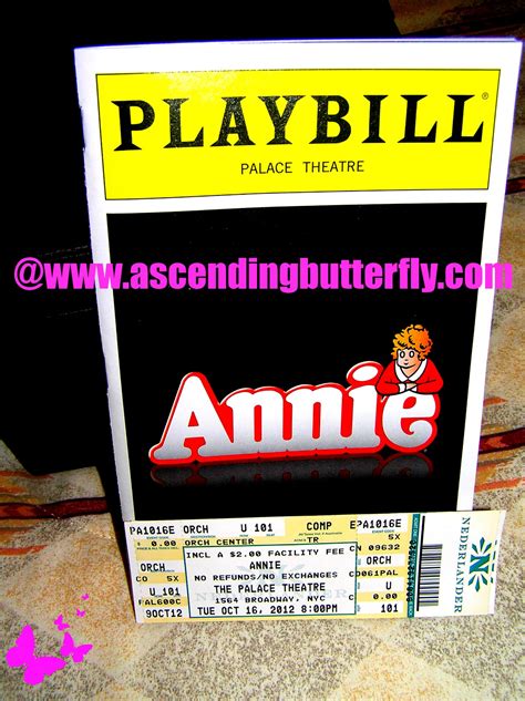 Ascending Butterfly: Annie The Musical on Broadway! Opens November 8th ...