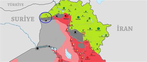 Irak Suriye S N R Harita Sincar Da Nda Son Durum Stratejik Ortak