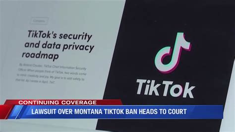 Lawsuit Over Montana Tiktok Ban Heads To Court Youtube