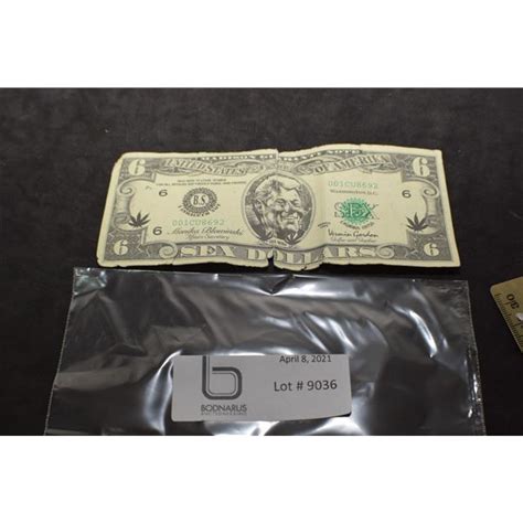 Clinton Sex Dollar Bill Bodnarus Auctioneering