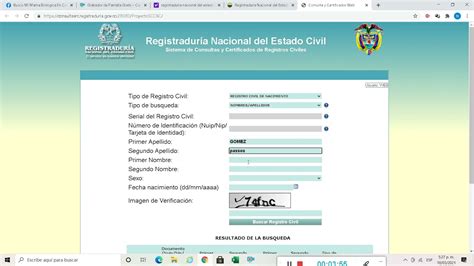 Descarga Tu Registro Civil De Nacimiento En Colombia 2024