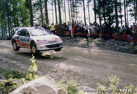 Burns Richard Reid Robert Peugeot Wrc Neste Rally Finland