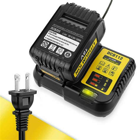 2XFor Dewalt 12V/20V MAX Lithium Ion Battery Charger DCB112 Power Tool US | eBay