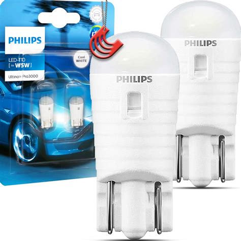 Par Kit L Mpadas Led W W T Pingo Branca K V Philips Ultinon