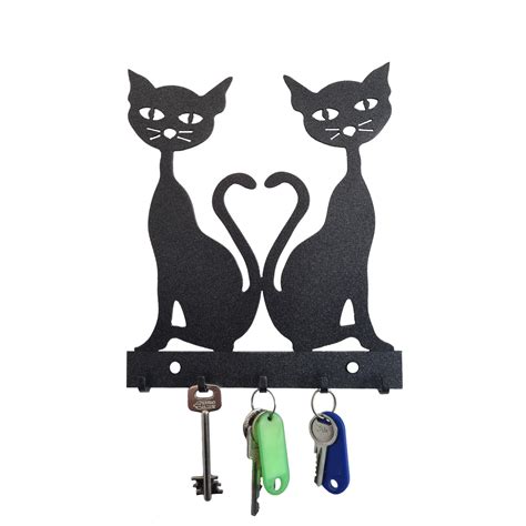 Suport / agatatoare chei de perete Pisici - eMAG.ro