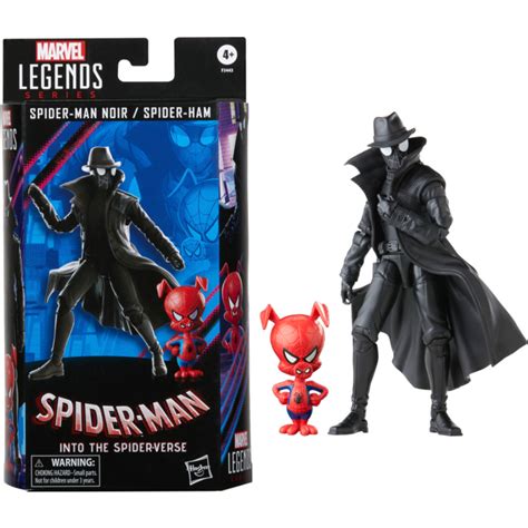 Spider Man Into The Spider Verse Spider Man Noir And Spider Ham Marvel Legends 6” Scale Action