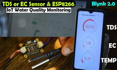 TDS Sensor Or EC Sensor With ESP8266 For Water Quality Monitoring