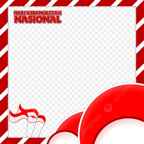 Indonesia Flag Clipart Vector Hari Kebangkitan Nasional Indonesia