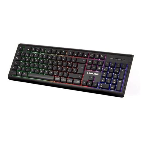 TECLADO GAMER HALION HA K640 USB RAINBOW PCENOVA