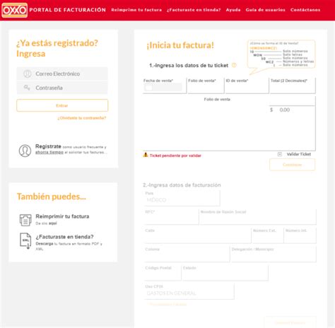 Facturar Oxxo Solicitar Cfdi Tecnogeek