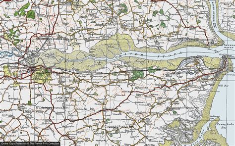 historic ordnance survey map  wrabness