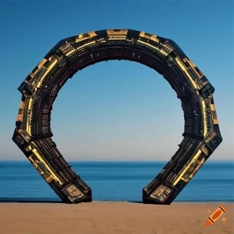 Stargate On A Sunny Beach On Craiyon