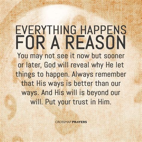 An Image With The Words Everything Happens For A Reason