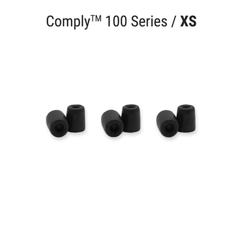 Comply 100 Series Black Foam Sleeves Ear Tips By Shure Audio Sanctuary