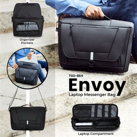 Fuzo Polyester Envoy Premium Laptop Messenger Bag 15 6 Inch At Rs