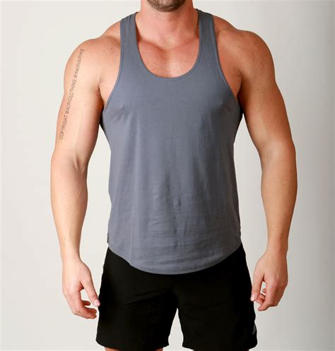 New Racerback Mens Gym Body Building Singlets Y T Back Muscle Tank Zyzz