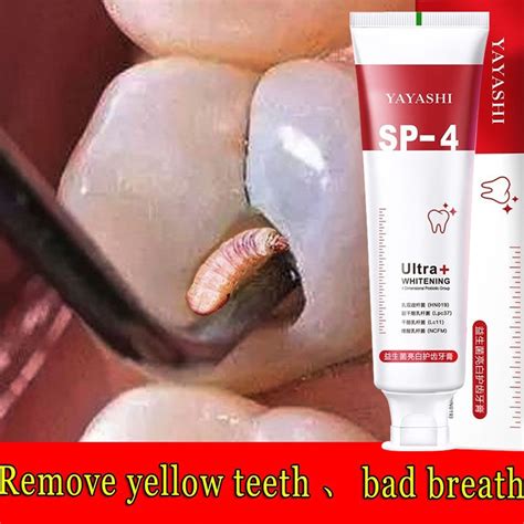 SP 4 Ultra Whitening Teeth Toothpaste Probiotics Remove Plaque Stains