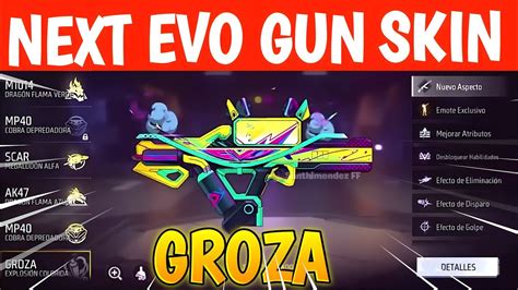 Next Evo Gun Free Fire Evo Groza Confirm Date Freefire New Event Next Evo Gun Confirm Date