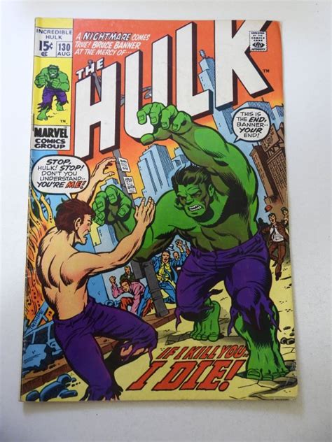 The Incredible Hulk Vg Fn Condition Comic Books Bronze