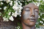 Statue Visage Femme Rouille Statue Jardin Deco Jardin PenezHerman