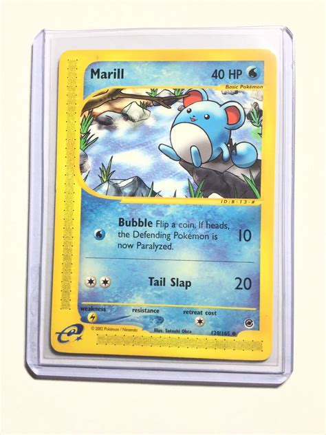 Marill Expedition Base Set Common Pokemon Card Nm Ebay