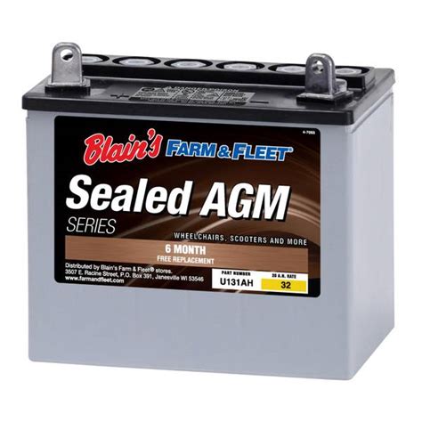 Blain S Farm Fleet Agm Utility Battery U Ah Blain S Farm Fleet