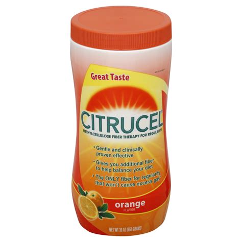 Citrucel Fiber Therapy Methylcellulosecaplets 100 Caplets Health