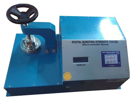 Digital Bursting Strength Tester At Best Price In Roorkee Sg Technology