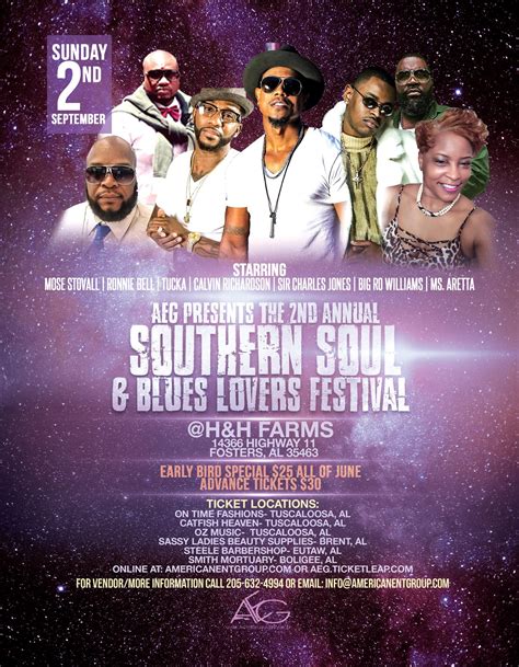 Southern Soul & Blues Lovers Festival with SirCharlesJones/Tucka ...