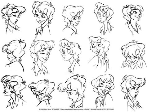 Expressions Sheet Disney Character Drawings Disney Concept Art Sketches