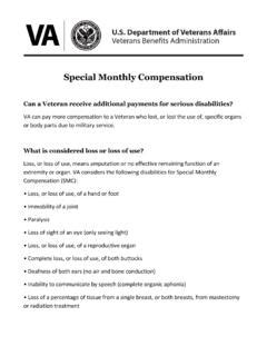 Va Special Monthly Compensation Factsheet Va Special Monthly