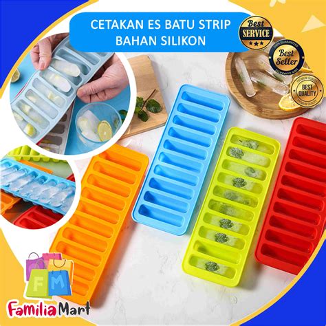 Jual Cetakan Es Batu Panjang Silicone Fingers Ice Tray Flexible Cetakan