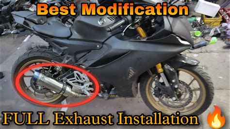 Cheapest Bike Modification Full Exhaust System Installation Bike