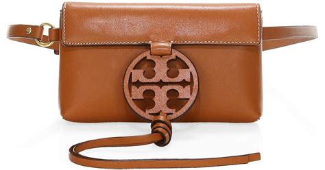 Lyst - Tory Burch Miller Belt Bag in Brown