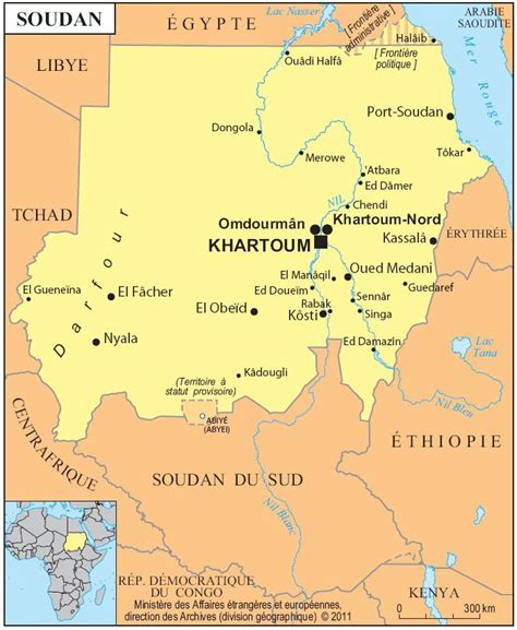 Carte Du Soudan Plusieurs Cartes Du Pays En Afrique