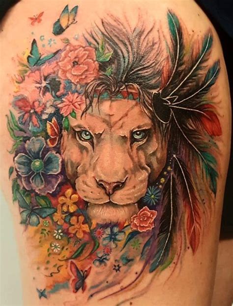 Top 53 Imagen Mujer Tatuajes De Leones En La Espalda Abzlocal Mx