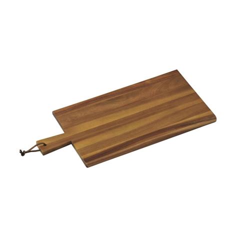 Tagliere Rettangolare Con Manico In Legno Di Acacia Cm X