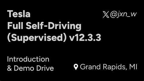 Tesla Full Self Driving Supervised Introduction And Demo Drive Youtube