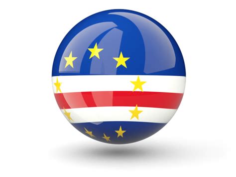 Sphere Icon Illustration Of Flag Of Cape Verde