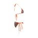 Orange Flowers Custom Bikini Swimsuit Id D