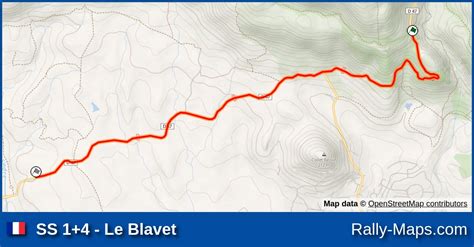 Mapa Harmonogram Profil Elewacji Os Le Blavet Rallye