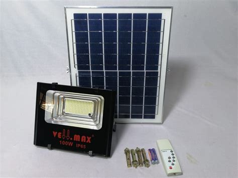 Watts Solar Floodlight High Capacity Function Whole Night